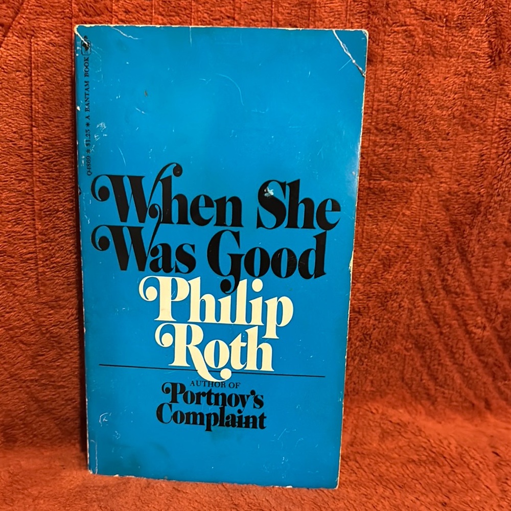 When She Was Good by Philip Roth - Blue Cover